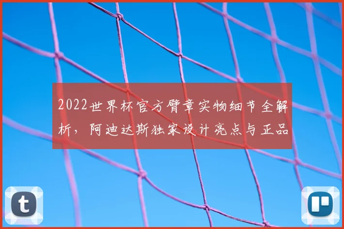 2022世界杯官方臂章实物细节全解析，阿迪达斯独家设计亮点与正品购买指南